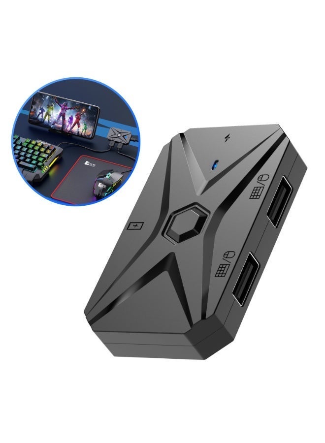 Compare Mobile Game Keyboard & Mouse Adapter – 120FPS HighSpeed Chip, LagFree, Play While Charging, Compatible with PUBG & Popular Mobile Games at KSA Price