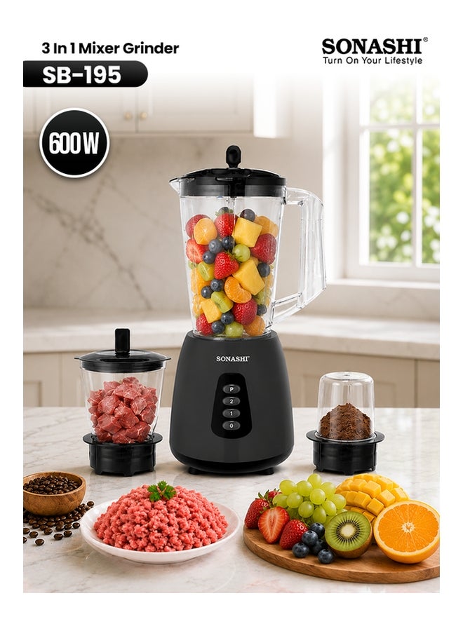 3 In 1 Mixer Grinder - With Grinding Cup,…