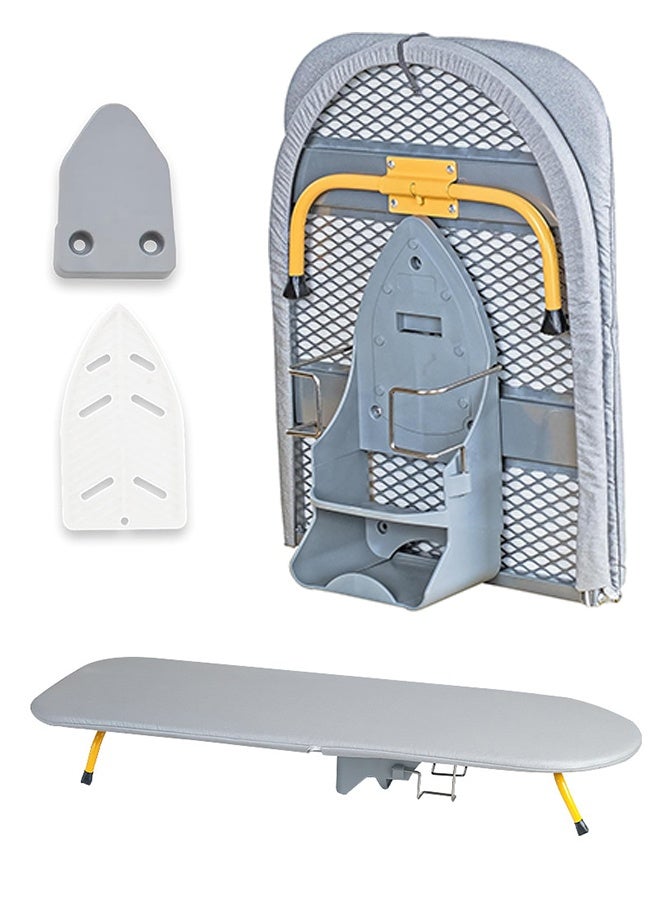 Wall Mount Folding Ironing Board with Iron Holder,…
