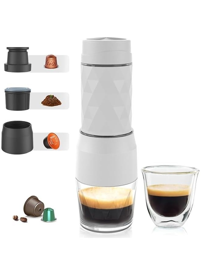Compare Portable Coffee Maker, DG Capsule Coffee Machine,Hand Press Espresso Machine, Coffee Maker for Travel Travel, for Travel, Camping, Office,Business?Hiking at KSA Price