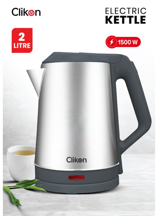 Stainless Steel Electric Kettle 2L Capacity Fast…