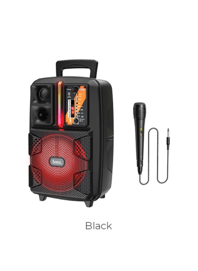 Compare speaker Portable Bluetooth  with TWS, LED lights, FM, USB, AUX, and karaoke microphone at KSA Price