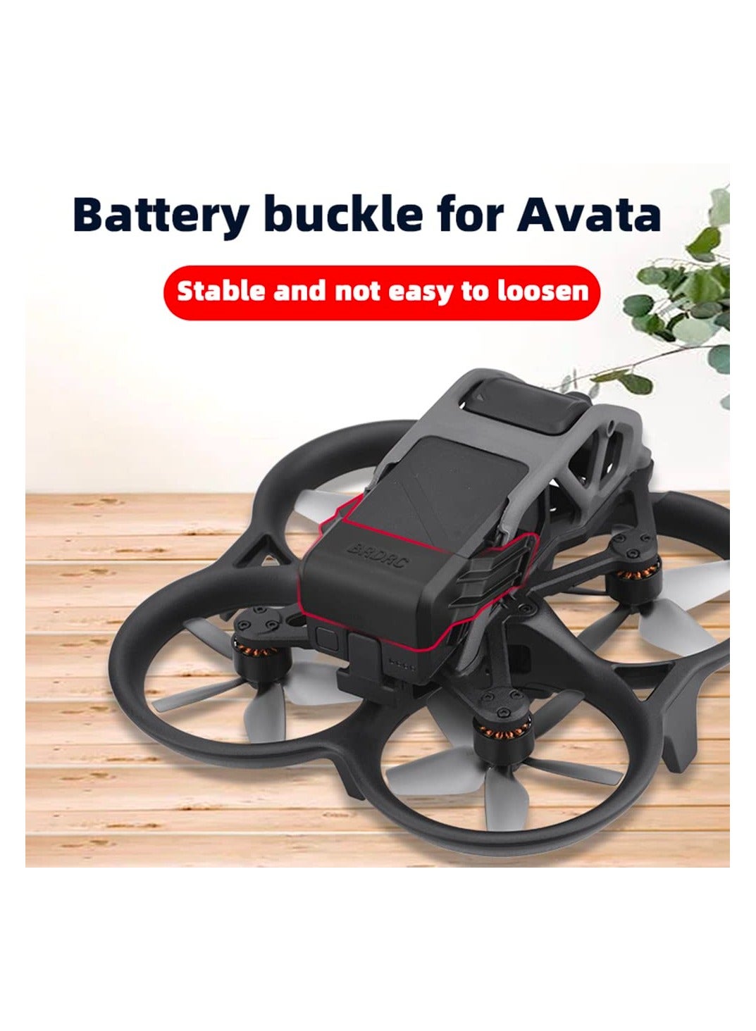 Compare Battery AntiRelease Buckle for DJI Avata | Battery Clip Holder and Protection Frame for Secure Flight | Durable, Lightweight Drone Accessory at KSA Price