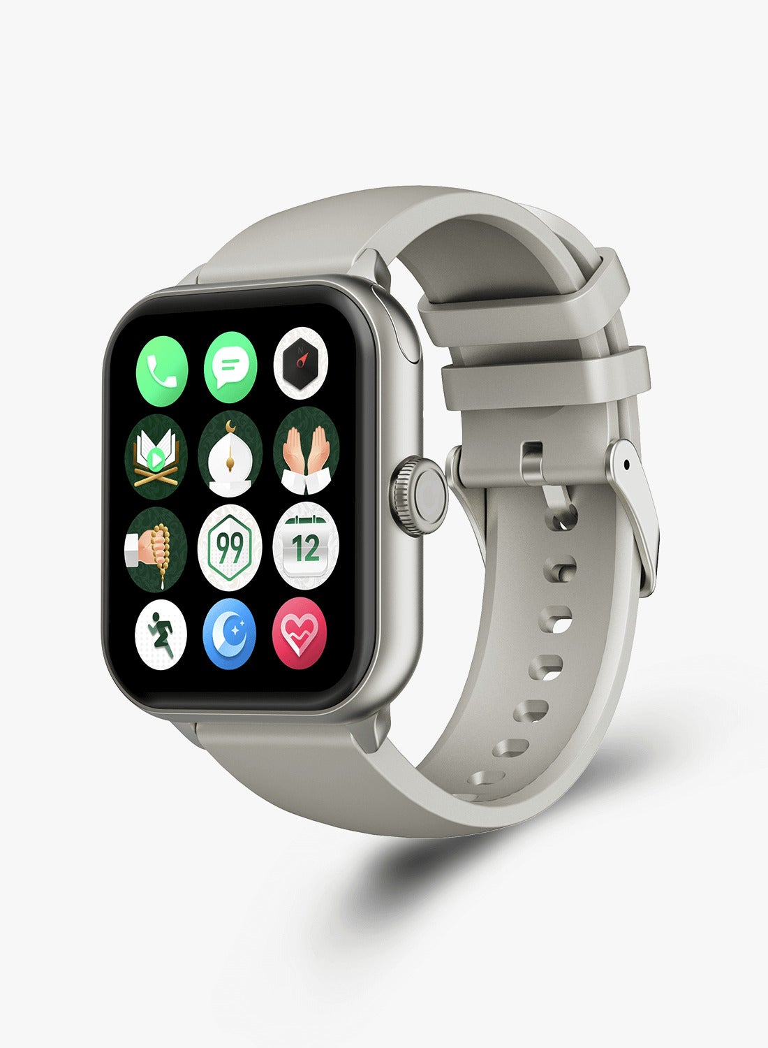 Compare Qwatch S6 Smart Watch for Adults1.78” HD 2.5D Display Islamic Smartwatch with Prayer Times, Qibla Finder, Tasbih Counter, 99 Names of Allah, Health Monitoring, IP67 Waterproof Muslim Quran Watch iQibla Qwatch S6 Smart Watch For Adults Titanium at KSA Price