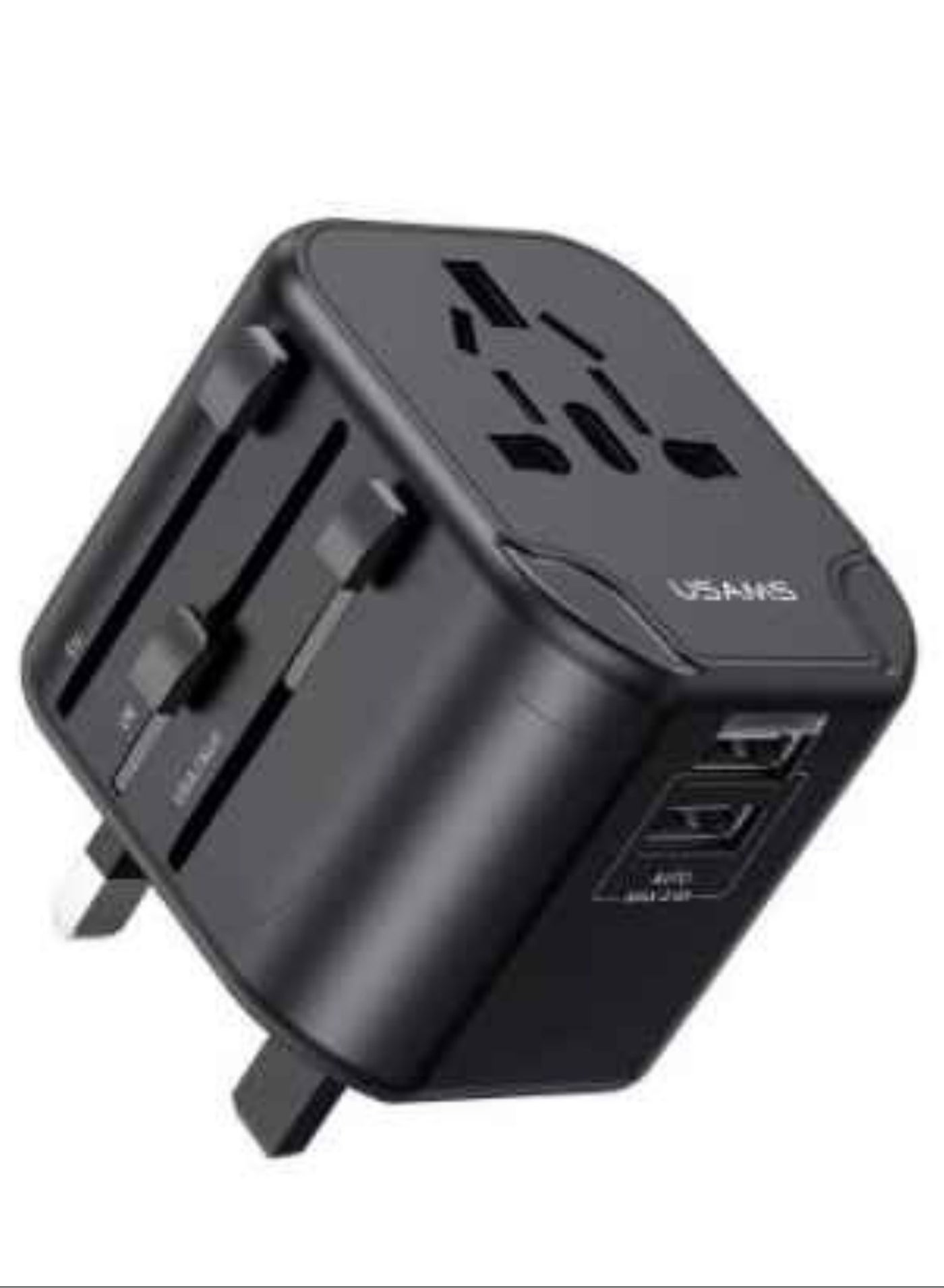 Compare 12W Dual USB Universal Travel Charger at KSA Price