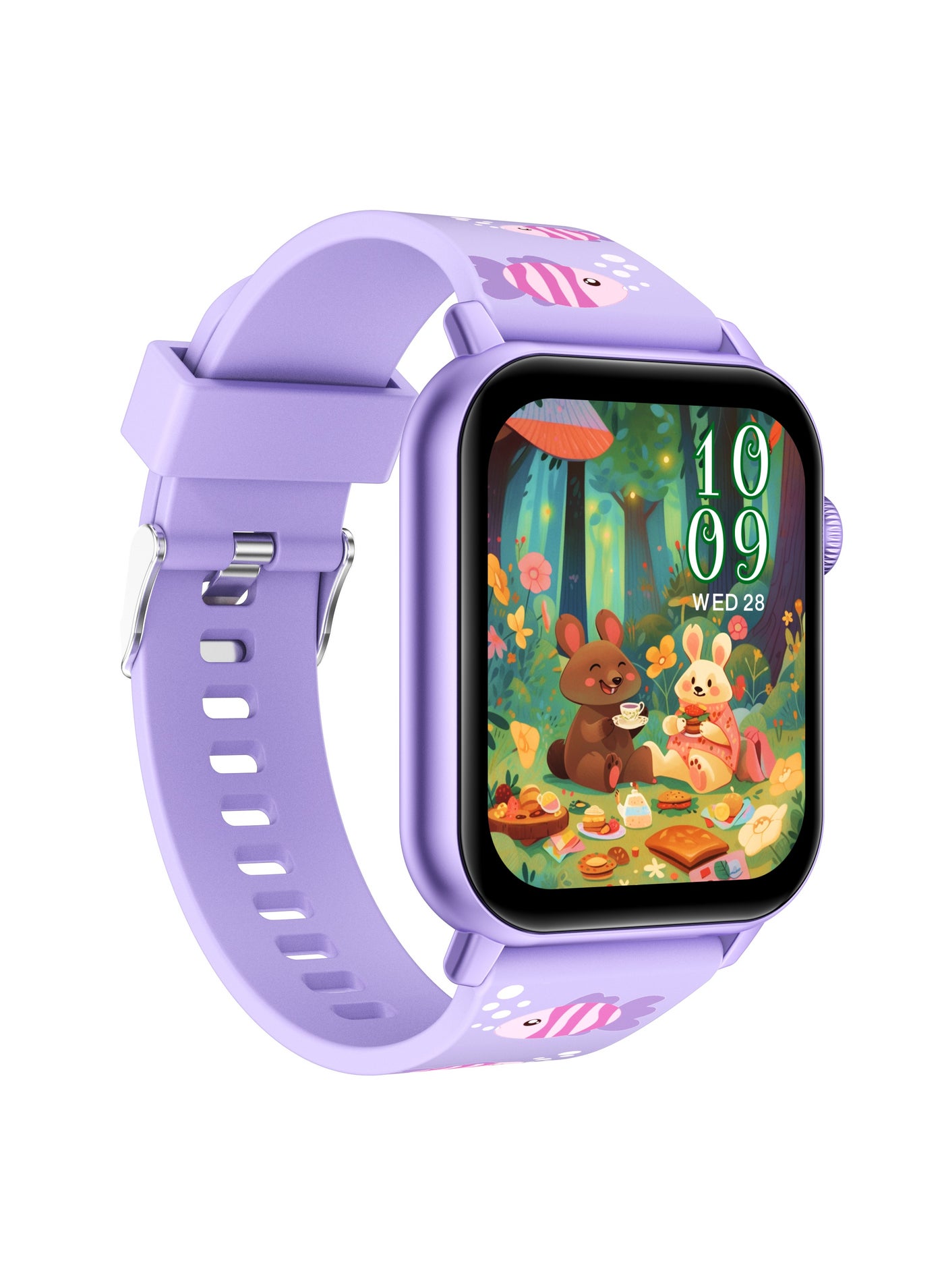 Compare Kids Smart Watch with Games & Camera | Best Gift for Boys & Girls | Easy Touch Screen | NEXORX KiddoTime Purple at KSA Price