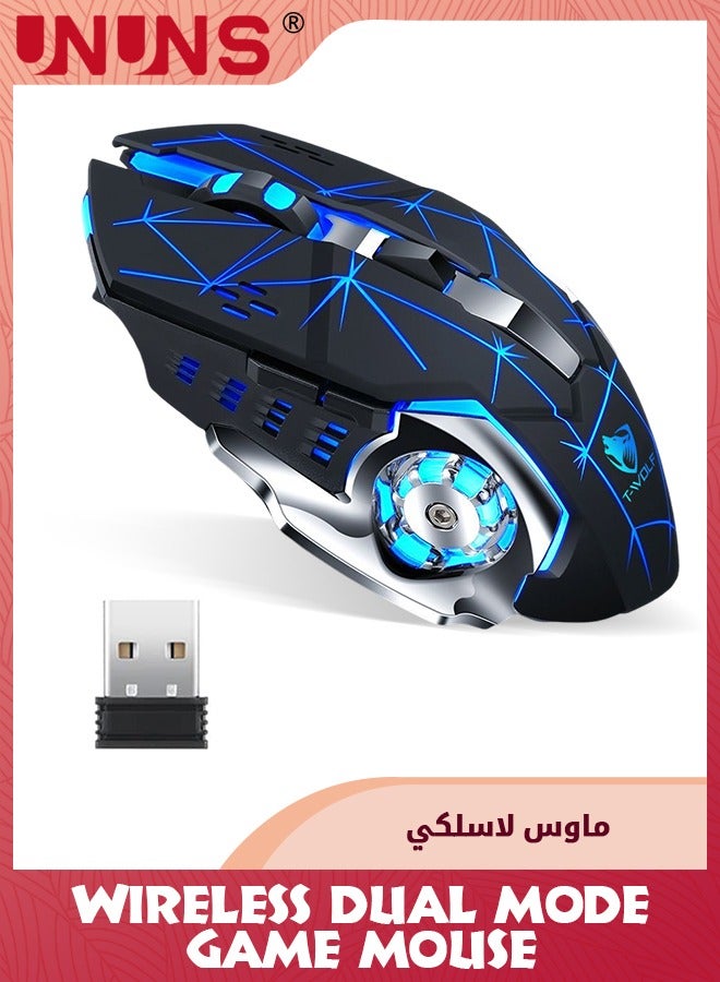 Wireless Gaming Mouse,Dual-Mode Rechargeable Gamer…