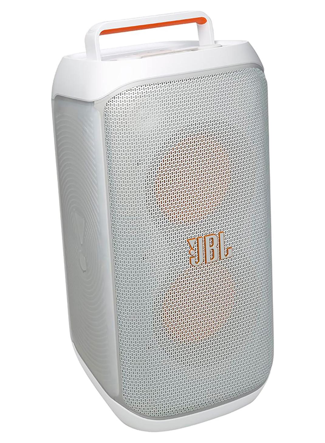 Compare PartyBox Club 120  Portable Party Speaker with Foldable Handle, Powerful Pro Sound, Futuristic lightshow, Up to 12 Hours of Play time, Splash Proof, Dual Mic & Guitar Inputs JBLPBCLUB120SWUK White at KSA Price