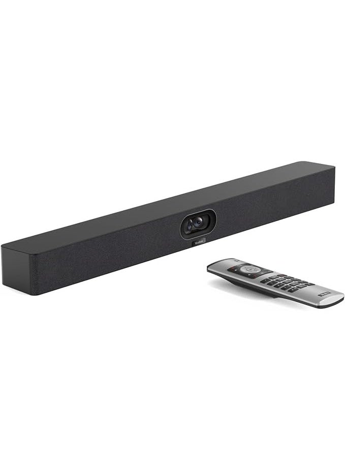 Compare Yealink MeetingBar A40010  AllinOne 4K Video Conferencing Solution with Dual Camera, AIPowered Auto Framing, 8 Microphone Array, Builtin Speakers, Compatible with Microsoft Teams and Zoom at KSA Price