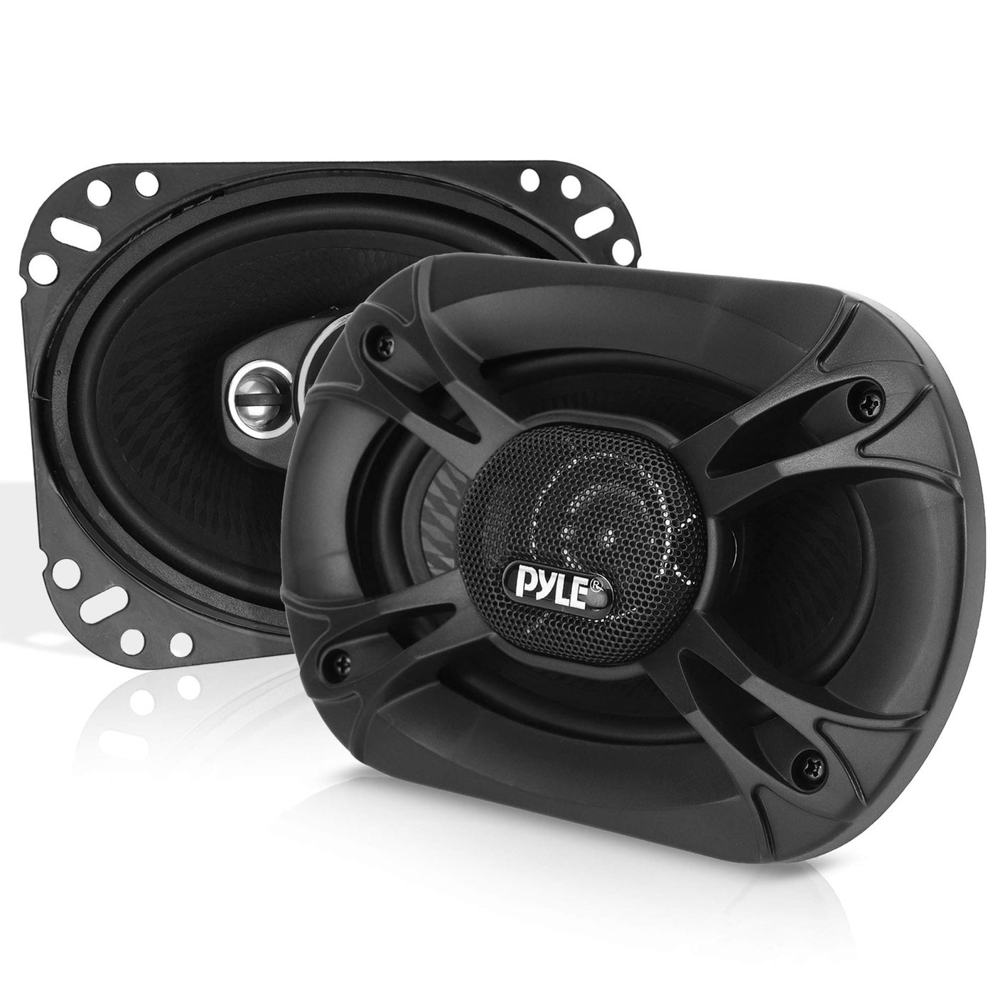 Compare Pyle 3Way Universal Car Stereo Speakers 400W 6 x 8 Triaxial Loud Pro Audio Car Speaker Universal OEM Quick Replacement Component Speaker Vehicle DoorSide Panel Mount Compatible PL6183BK Pair at KSA Price