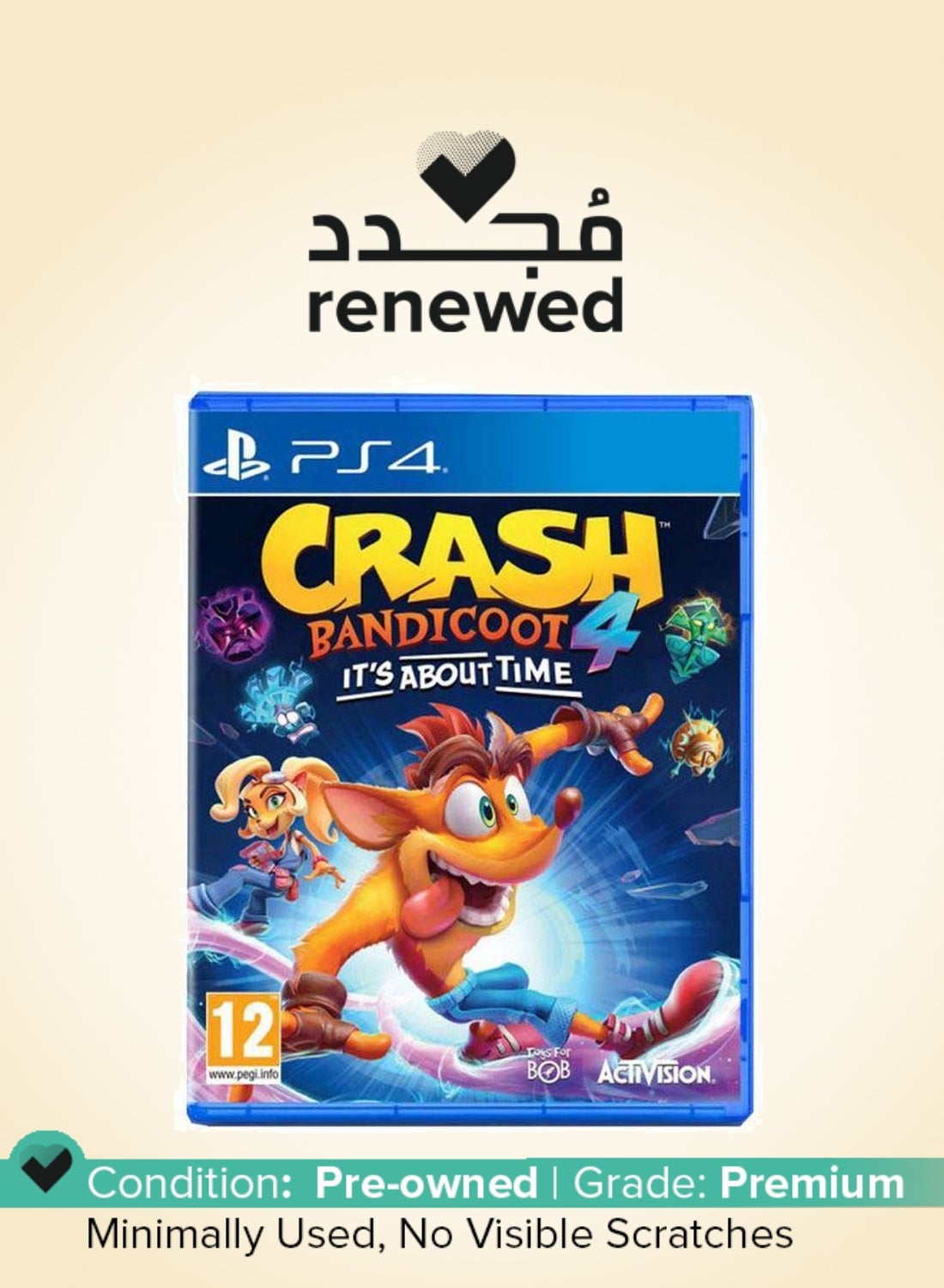 Compare Renewed  Crash Bandicoot 4 : Its About Time  Adventure  playstation_4_ps4 at KSA Price