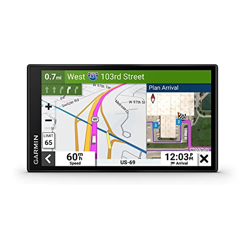 Compare Garmin dezl OTR610, Large, EasytoRead 6 GPS Truck Navigator, Custom Truck Routing, HighResolution Birdseye Satellite Imagery at KSA Price