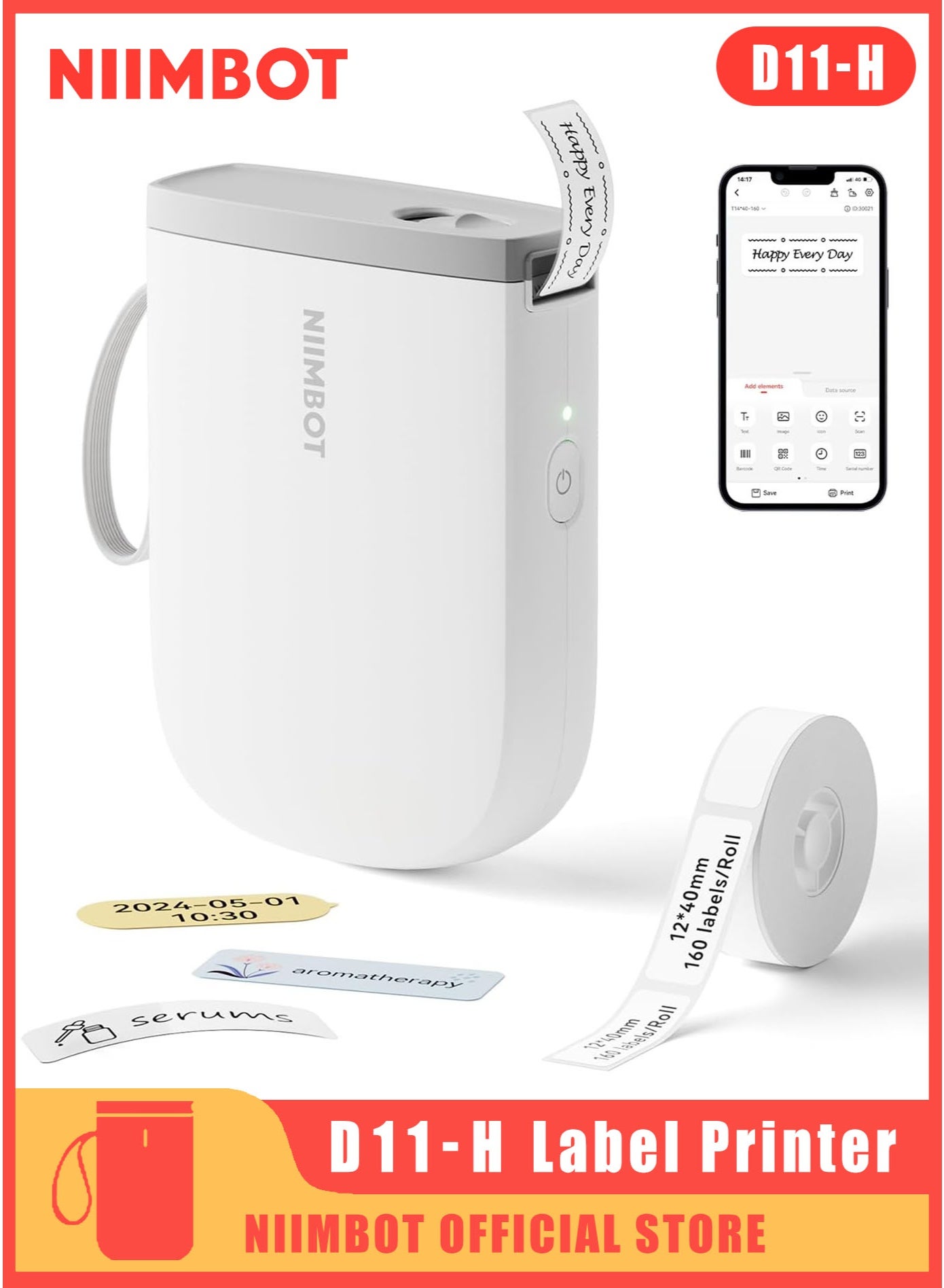 D11 New Version Label Maker Machine D11-H Label…