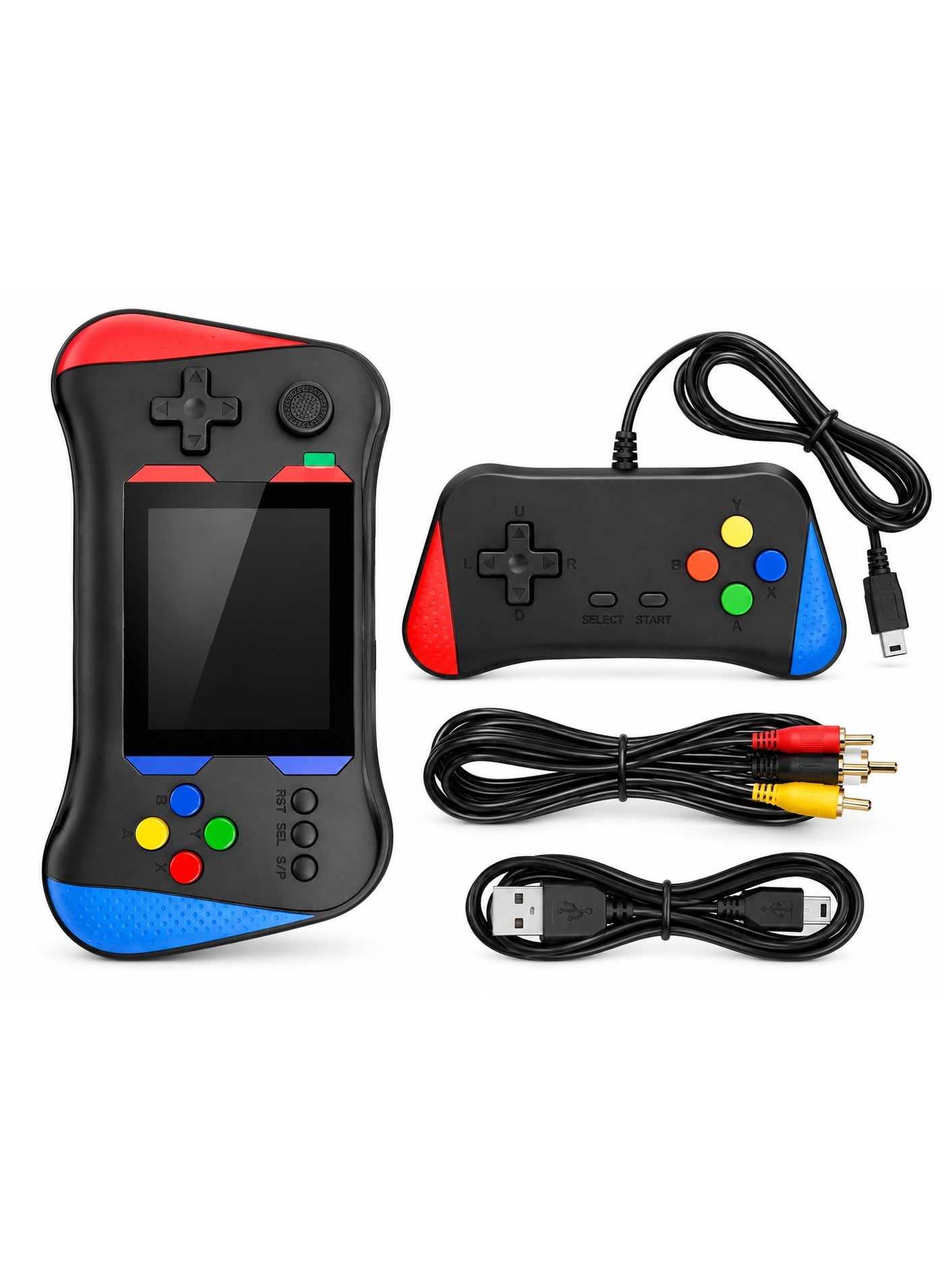 Retro Handheld Gaming Console with Built-In Screen,…