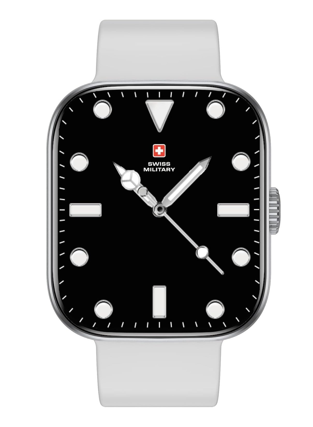 Compare Swiss Military ALPS4 Smartwatch 1.75 AMOLED, Bluetooth Calling, Multi Language, Fitness Tracking, Wireless Charging, 7 Days Battery, IP67, iOSAndroid Compatible, Silver Frame & Grey Silicon Strap at KSA Price