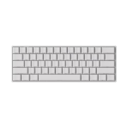 Compare MONSGEEK FUN60 Pro Rapid Trigger Gaming Keyboard 8k SP Magnetic Switch HE Keyboard MultiModes Wireless 60% White ShineThrough Glare Magnetic Switch at KSA Price