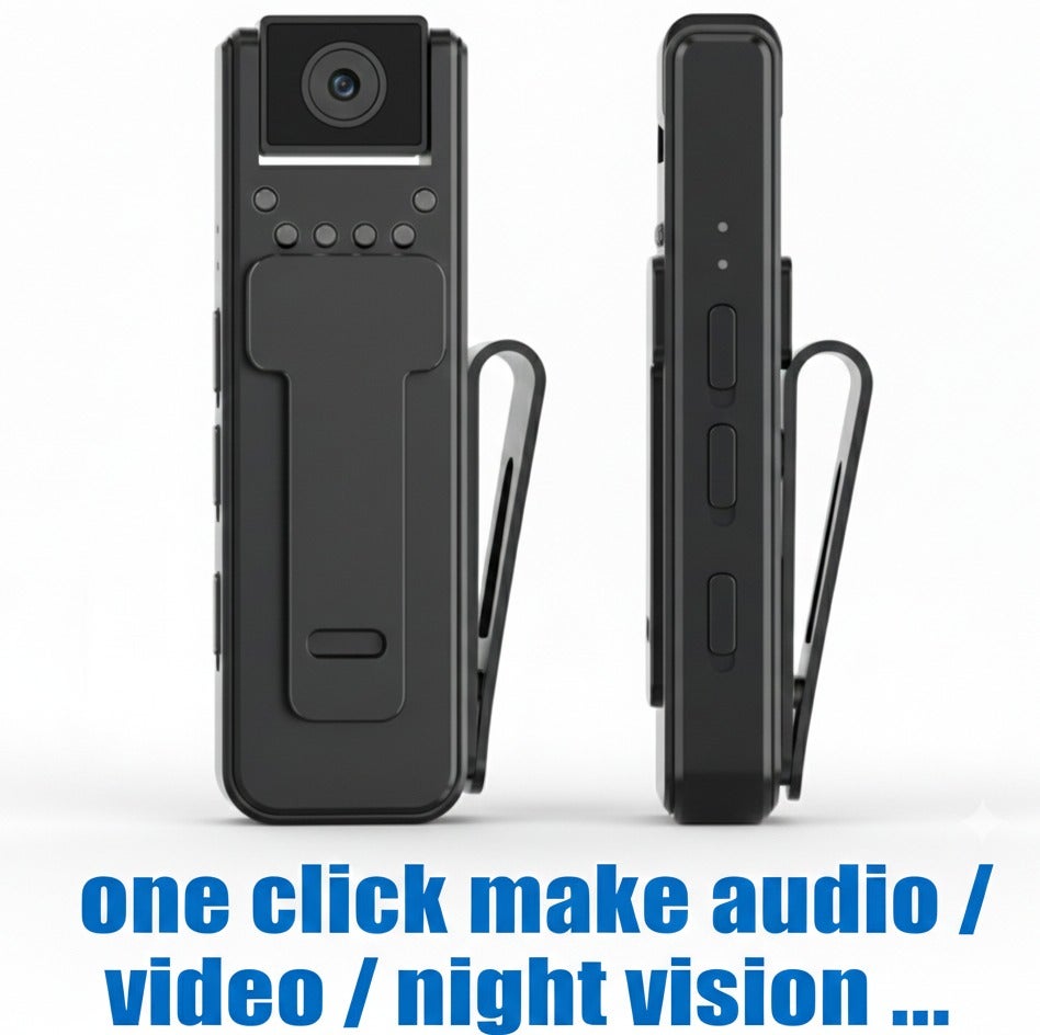 Compare 1080P HD Night Vision Action Camera Camera Pen 1080P HD Portable Mini Infrared Night Vision Security 128GB TF Card No Card at KSA Price