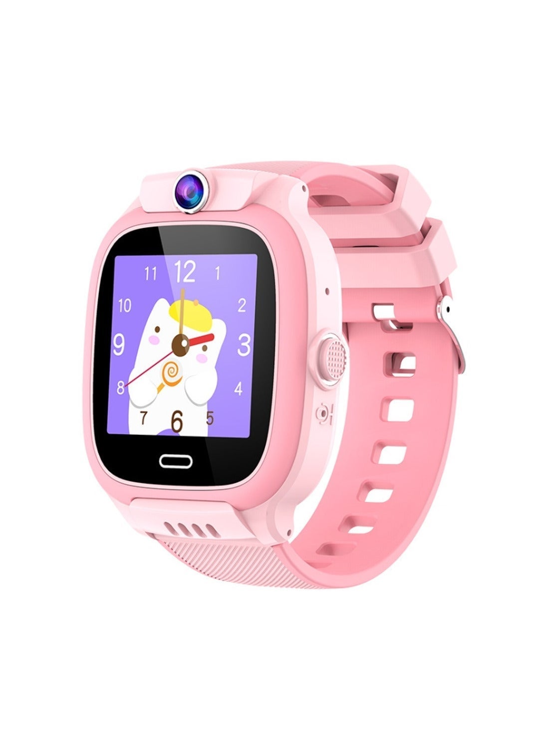 Compare Y36 Kids 4G Smart Watch with 1.44Inch Display, BuiltIn Camera, Video Calling and NanoSIM Support, Pink at KSA Price