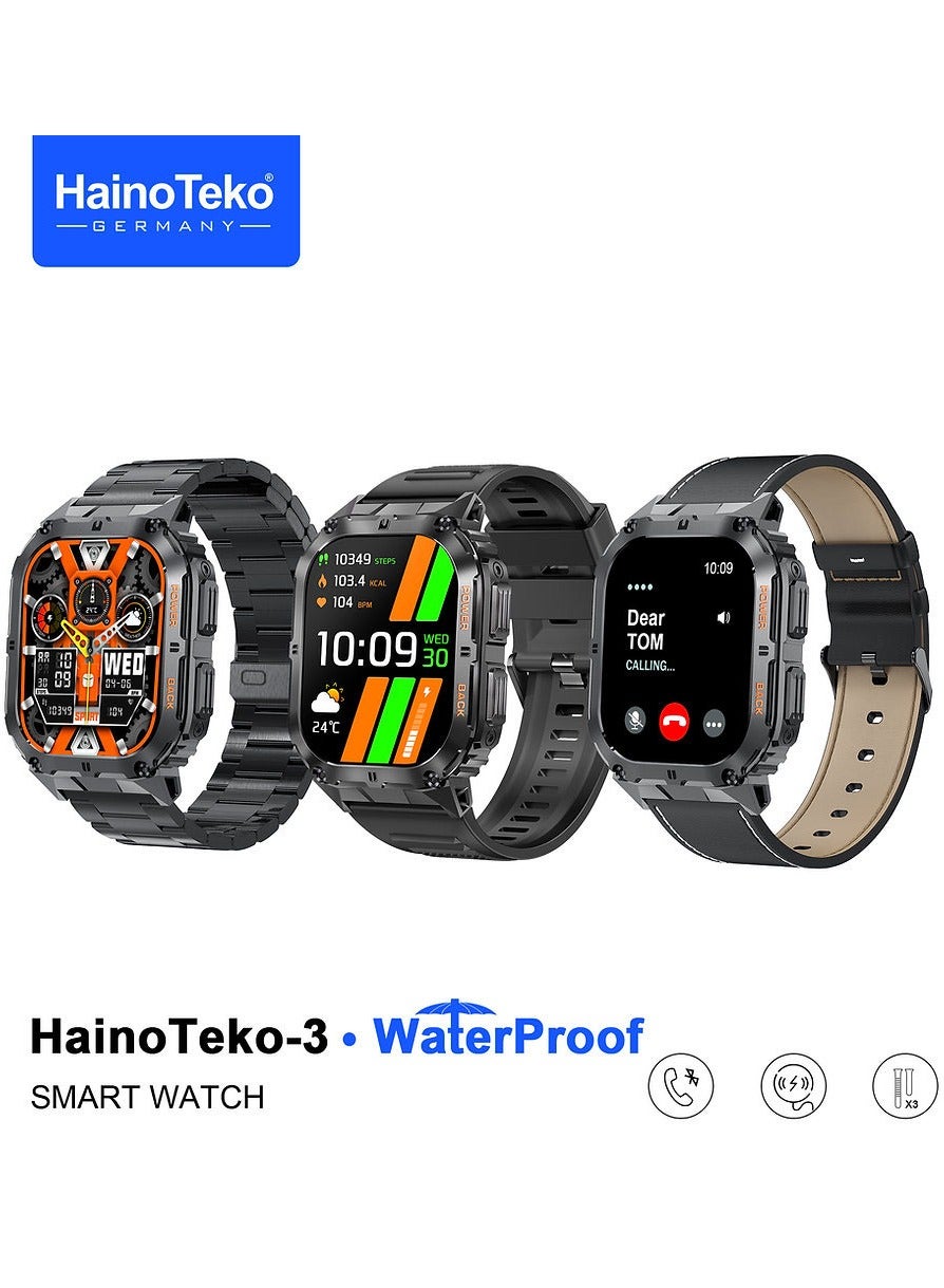 Haino Teko-3 Waterproof Smart Watch With AMOLED Display…