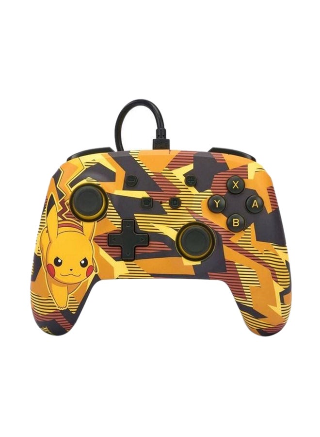 Compare PowerA Enhanced Camo Storm Pikachu Switch Wired Controller at KSA Price