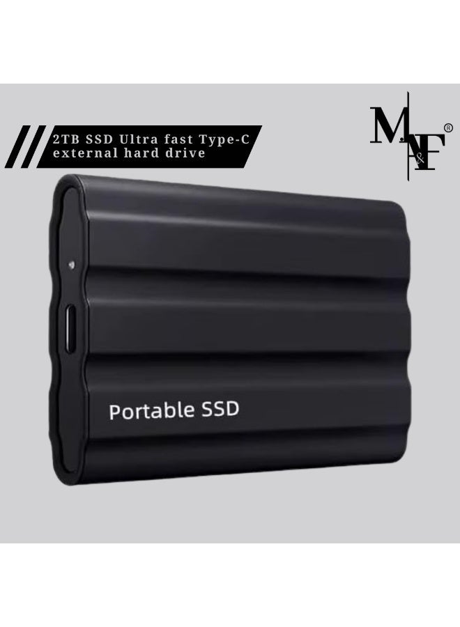 Portable External Hard Drive 2TB, Mini SSD Hard…