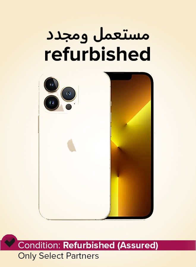 Compare Refurbished  iPhone 13 Pro Max 128GB Gold 5G With Facetime  International Version at KSA Price