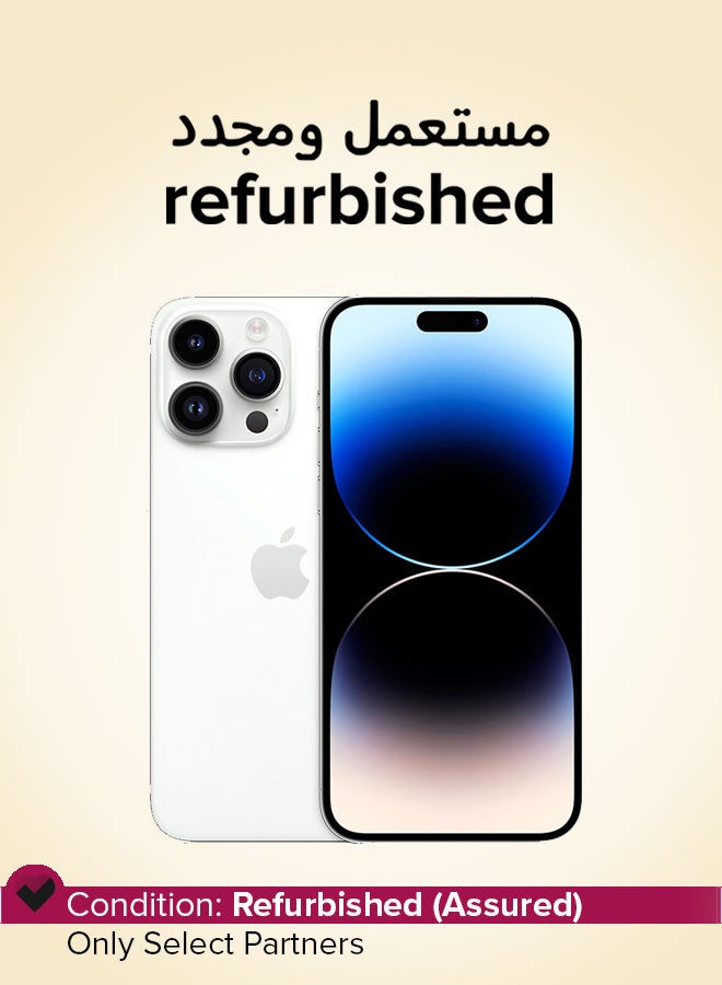 Compare Refurbished  iPhone 14 Pro Max 256GB Silver 5G With Facetime  International Version at KSA Price