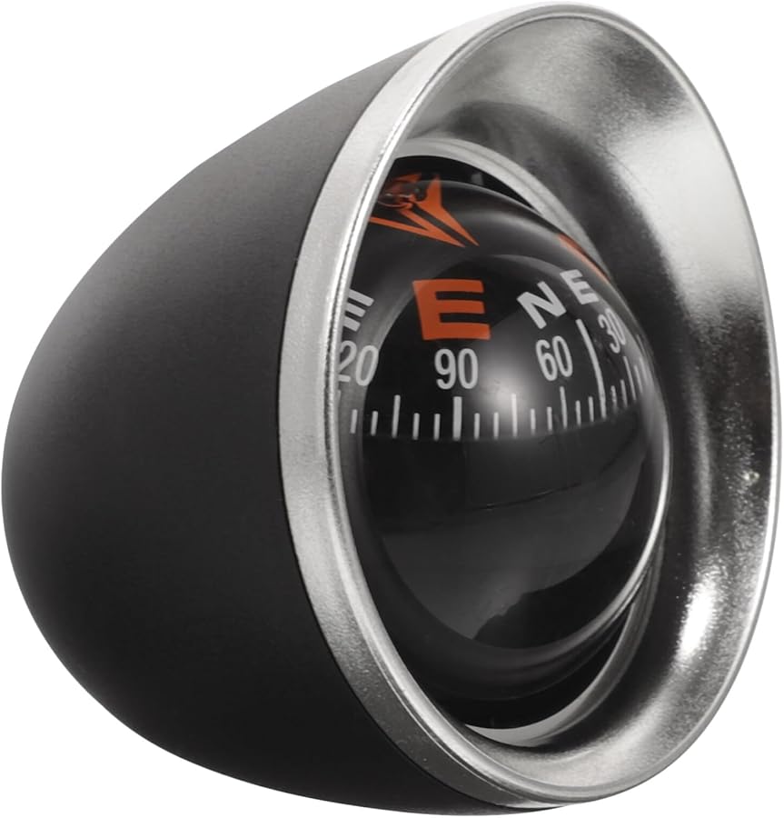 Compare Vehicle Dashboard Compass Ball with Mount for Off Road Boat RV Automotive Interior Navigation at KSA Price
