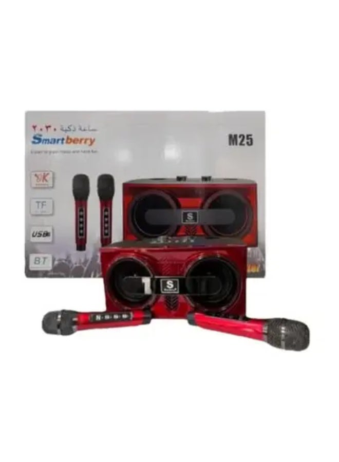 Compare Smart berry M25 karaoke speaker Bluetooth wireless mic at KSA Price