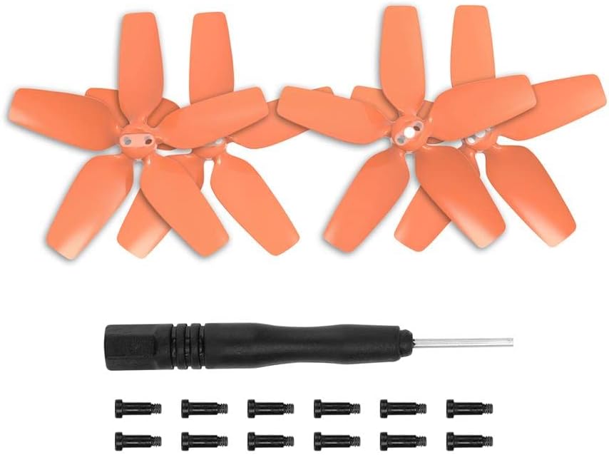 Compare 4PCS Avata Drone Propellers 2925S Quick Release Propeller Props Compatible with DJI Avata Quadcopter Orange at KSA Price
