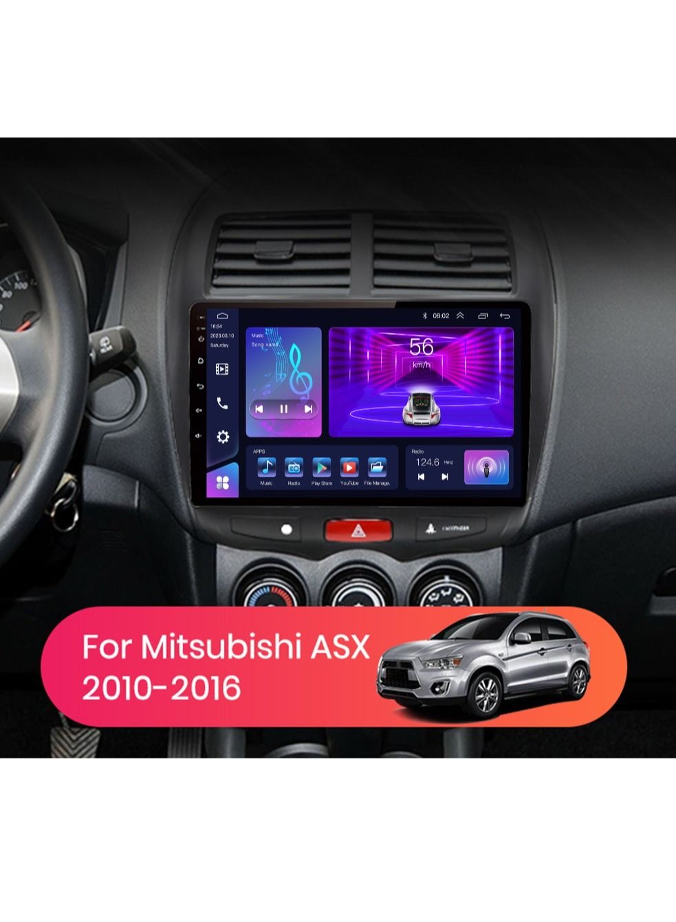 Compare Mitsubishi ASX Android Screen 4GB RAM Support Apple Carplay Android Auto Wireless Fast Interface Quick Boot AHD Camera Included SIM Card Support Bluetooth DSP ASX Car Stereo at KSA Price