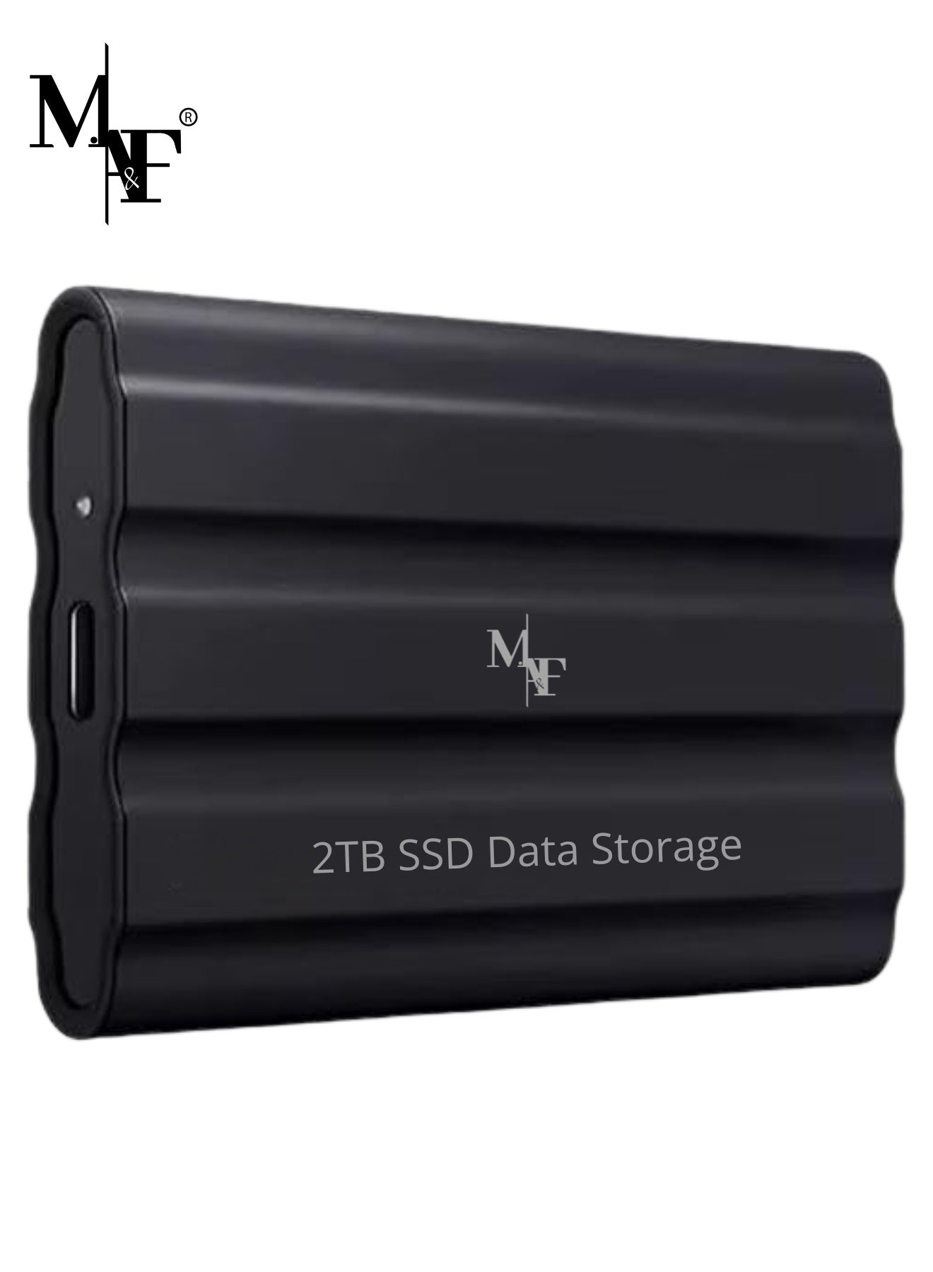 Portable External Hard Drive 2TB, Mini SSD Hard…