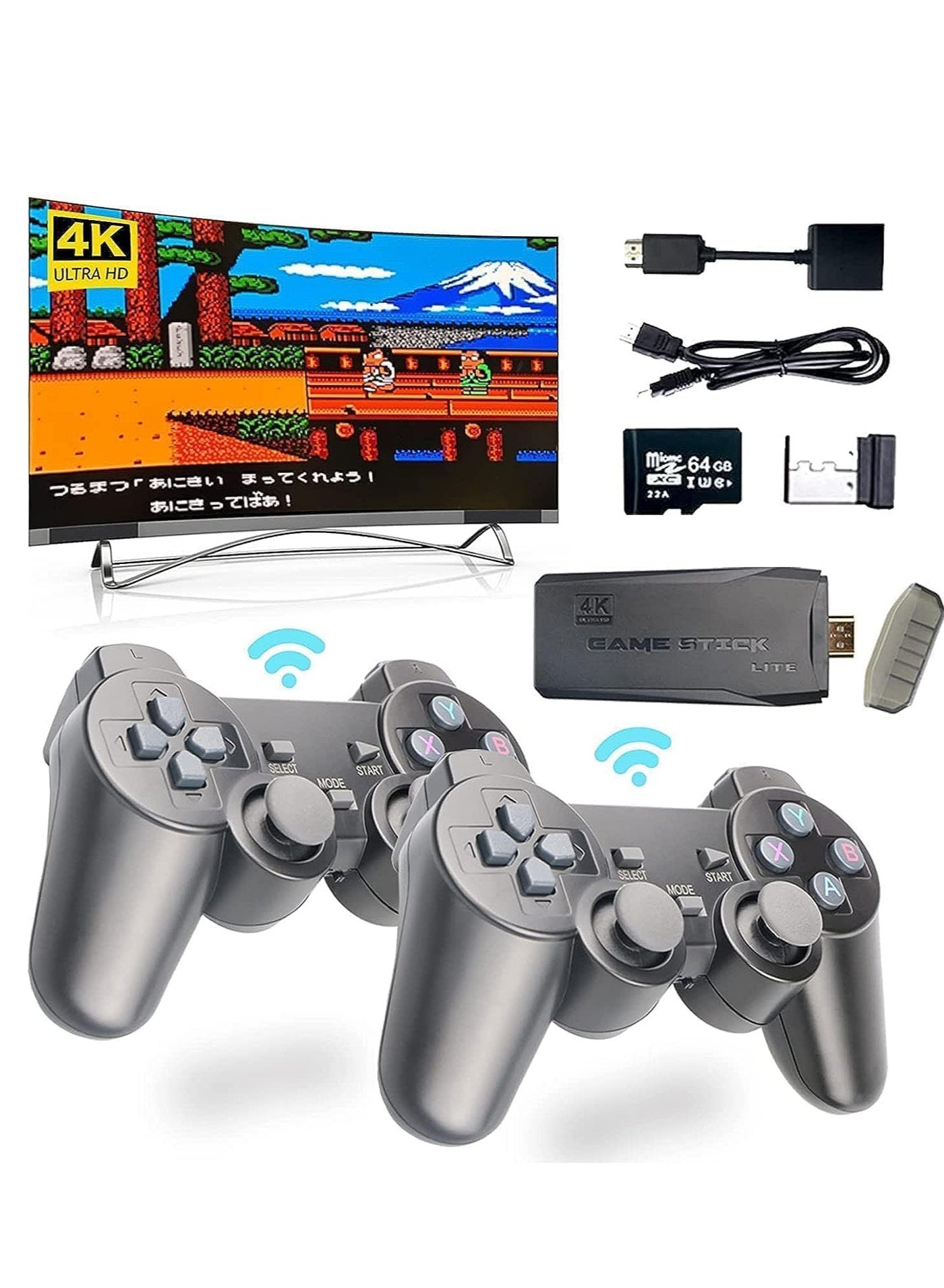wireless retro game console, plug and play video…