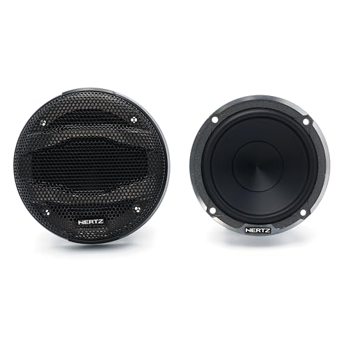 Compare HERTZ Mille Pro Series MP703 Pair of 3 in. 70mm Midrange Speakers with Neodymium Magnets + Grilles at KSA Price