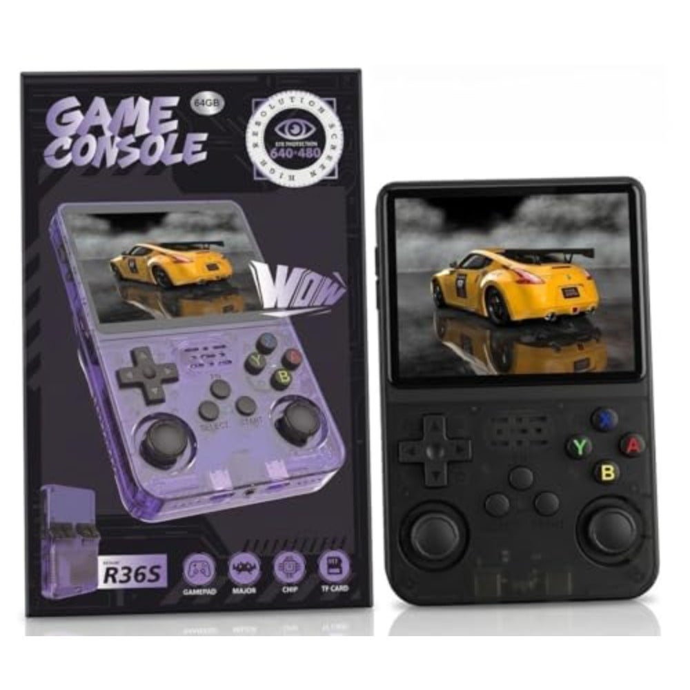 R36S Retro Handheld Game Console - 64GB Portable…