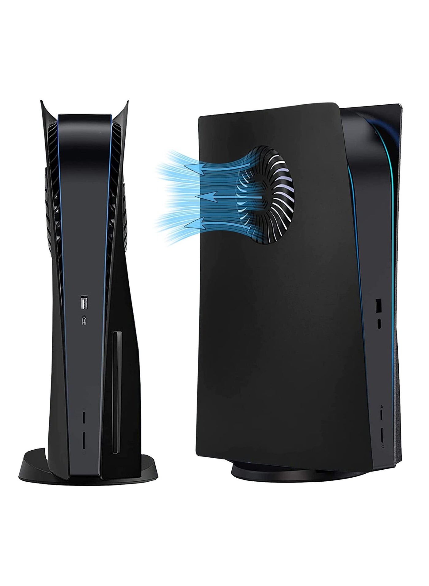 Compare PS5 Faceplate with Cooling Vent Face Plate Console Cover Shell for Playstation 5 Disc Edition at KSA Price