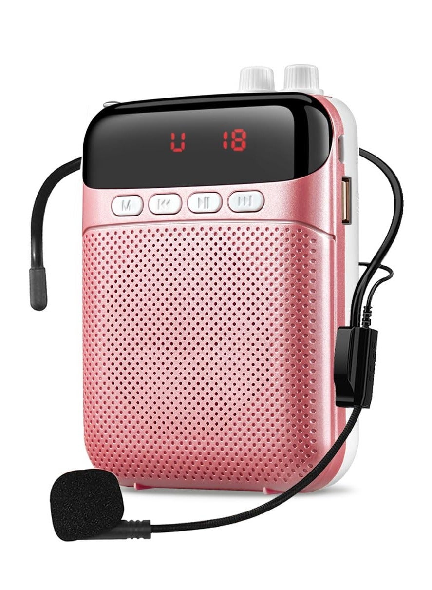 Compare Portable Voice Amplifier for Teachers, Personal Microphone Wireless Voice Amplifier, Speaking Rechargeable PA System Microphone for TeachersTrainingMeetingTour GuideYogaClassroom at KSA Price