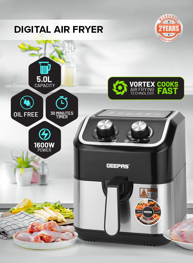 Air Fryer With 5 L Equipped With Vortx Air…
