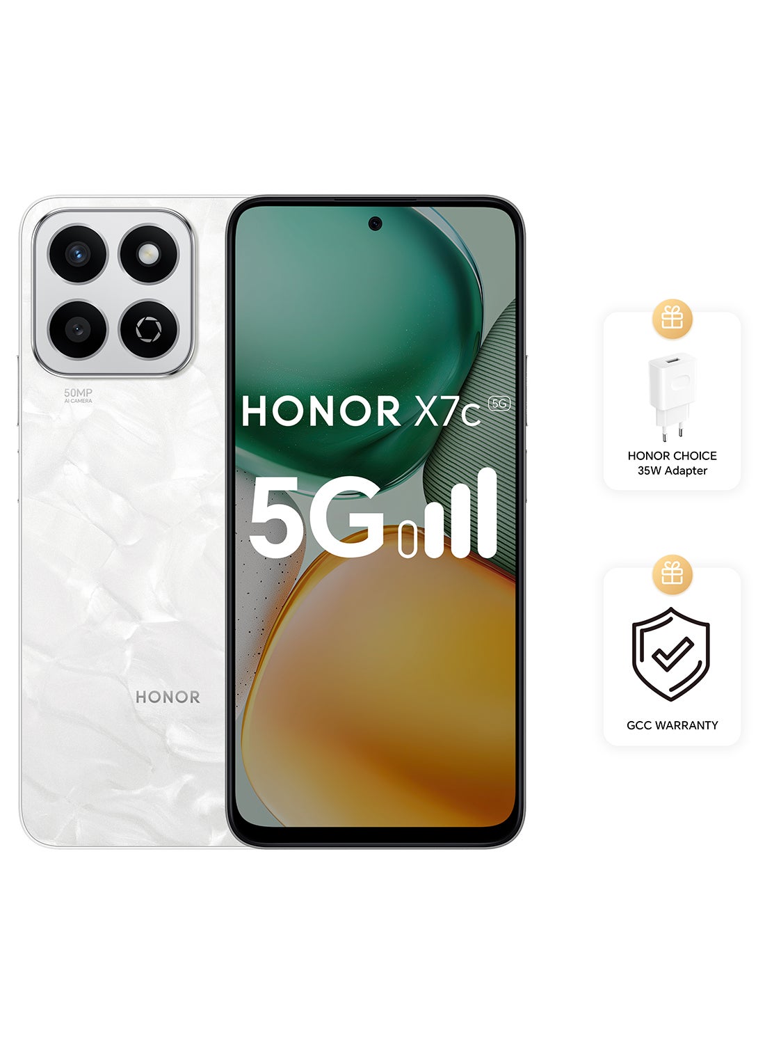 X7c 5G Dual SIM Moonlight White 4GB RAM…
