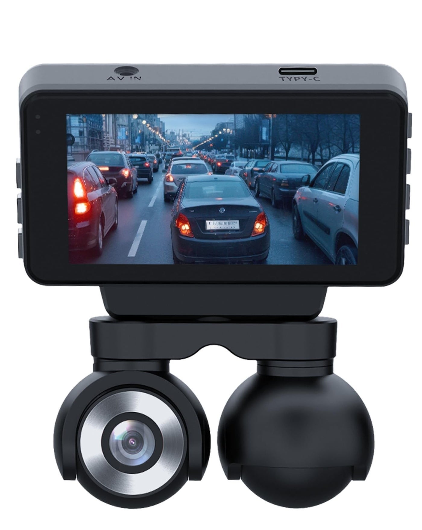 Dash Cam with Front and Rear Dual-channel Camera,…
