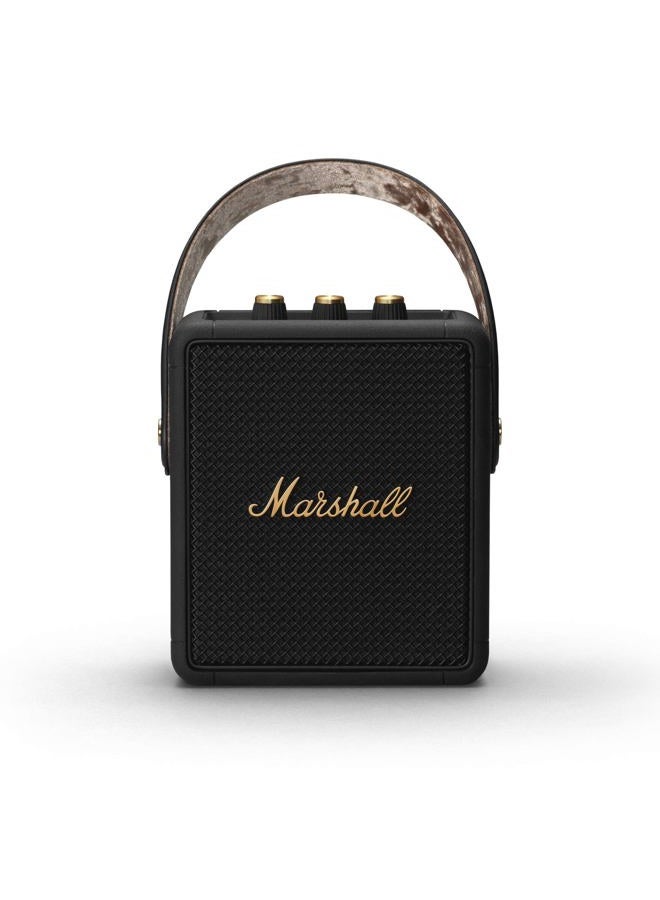 Compare Stockwell II Portable Bluetooth Speaker, Black and Brass at KSA Price