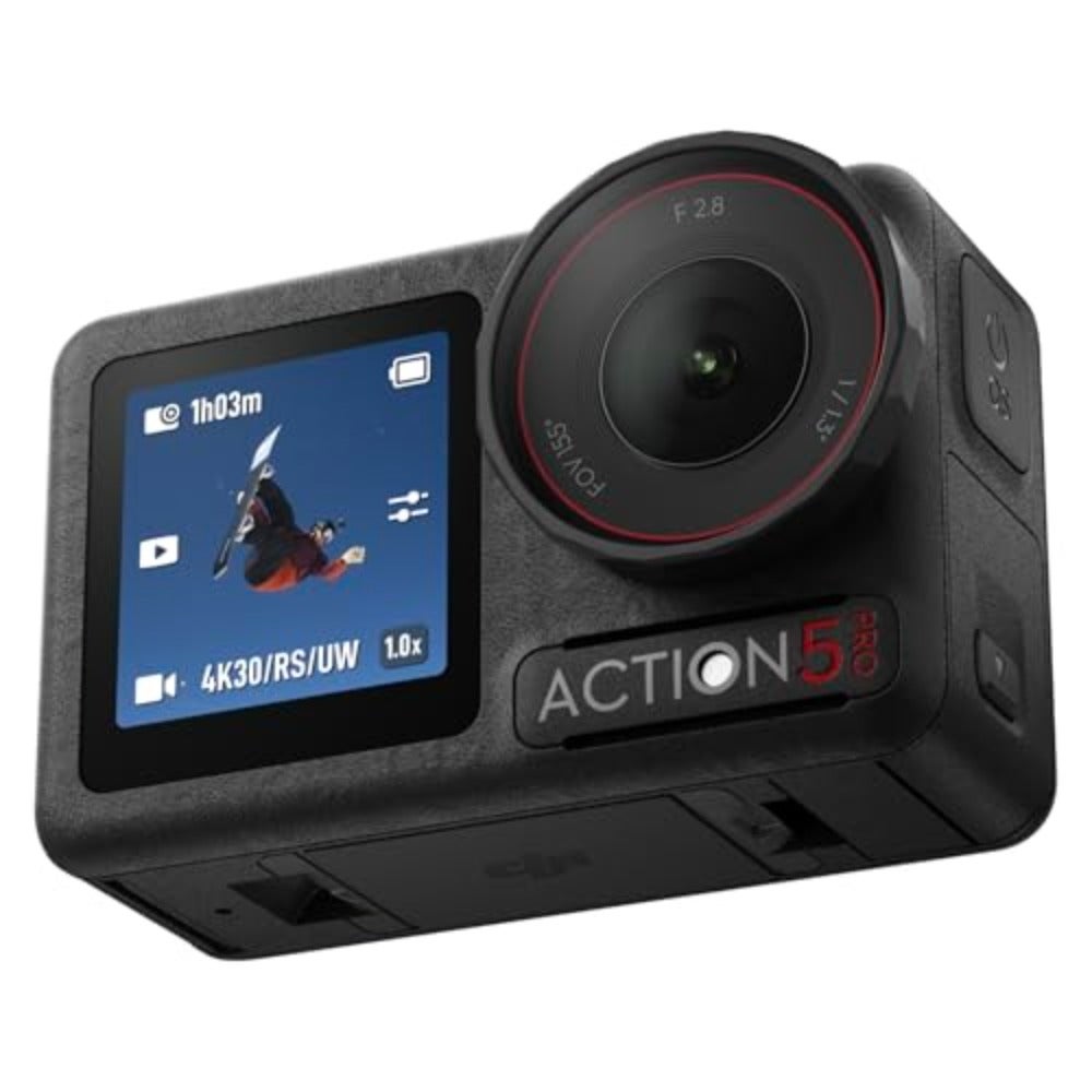 Compare Osmo Action 5 Pro Standard Combo UAE Version Official Warranty Support Waterproof Action Camera 4K120fps RockSteady 3.0 Front Color Screen 11.3 Sensor 30M Waterproof at KSA Price