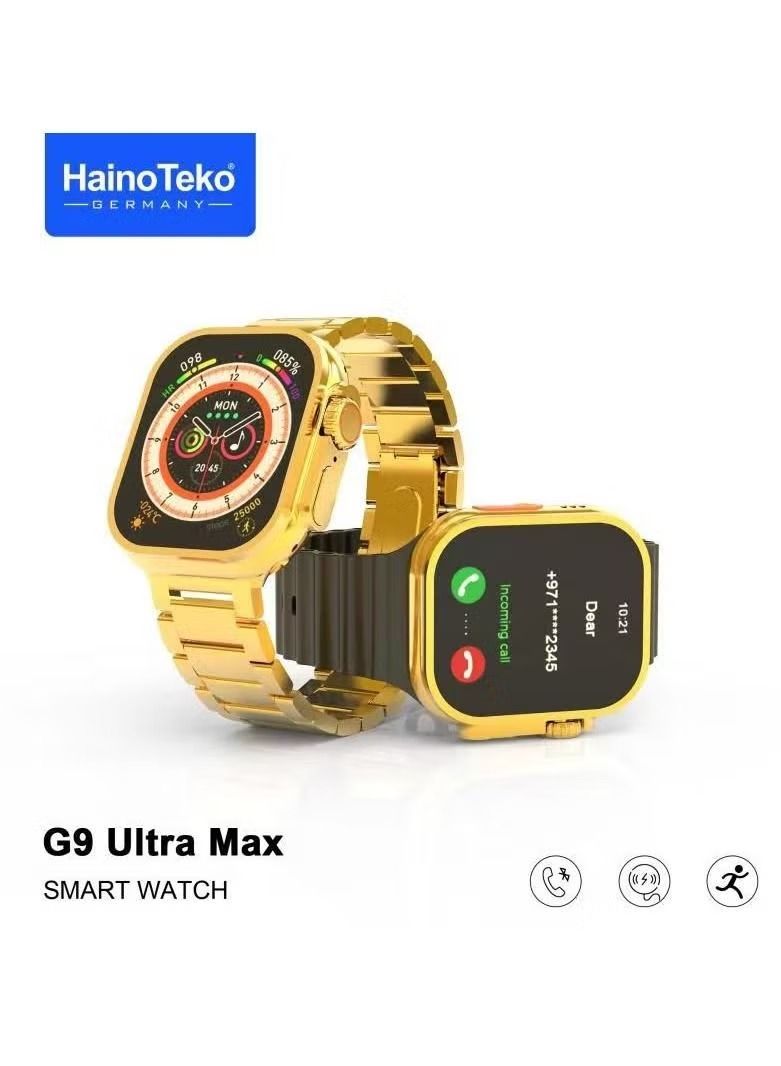 Compare Golden smart watch ultra with Extra strap special watch for man at KSA Price