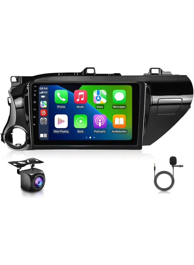 Compare Fit Toyota Hilux Android Car Stereo Hilux 20152020 With Apple Carplay Android Auto Wireless AHD Camera Included Fast Interface Bluetooth WiFi DSP FM&AM 2+32GB Carplay at KSA Price