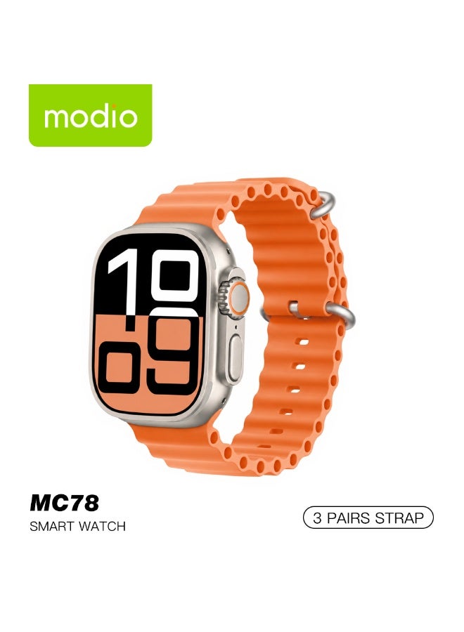 Modio MC78 Smart Watch with Wireless Charging 3…