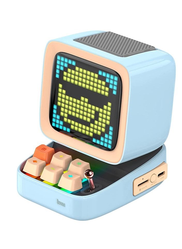 Divoom Ditoo Pro Bluetooth Mini Speaker - Blue…