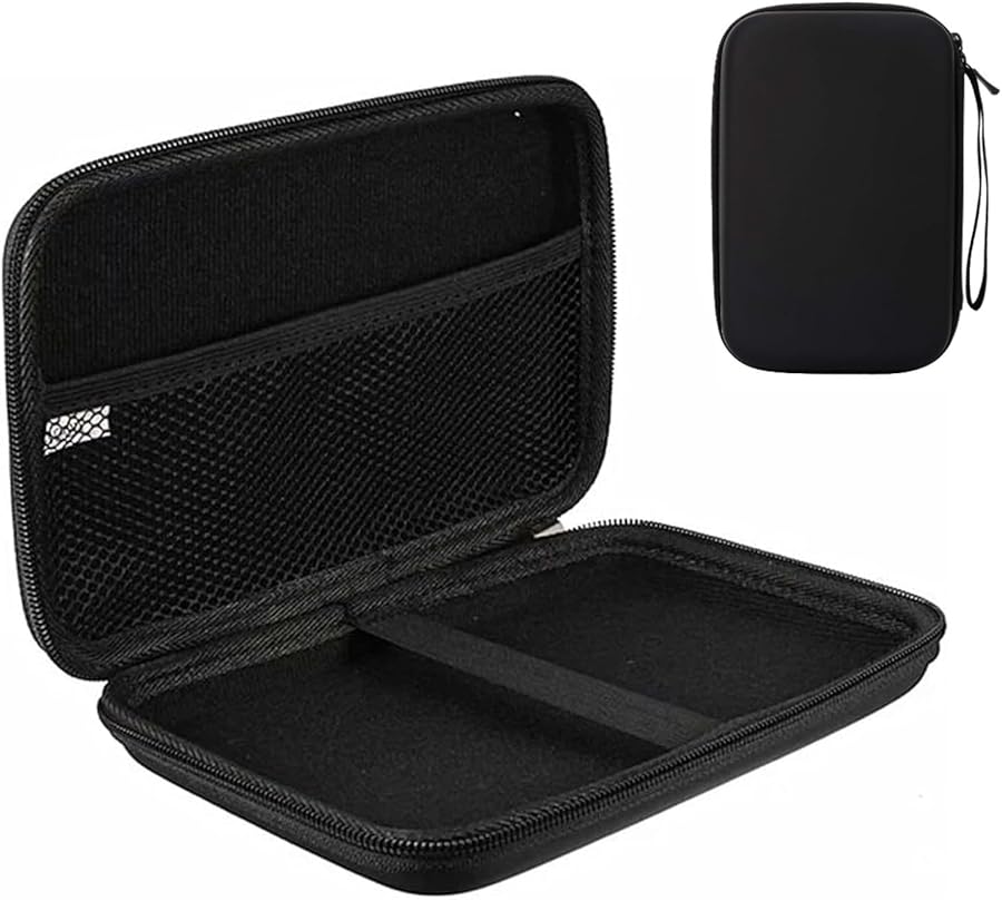 Compare 7 Inch Hard EVA Protective Case with Mesh Compartments for GPS Navigation Devices at KSA Price