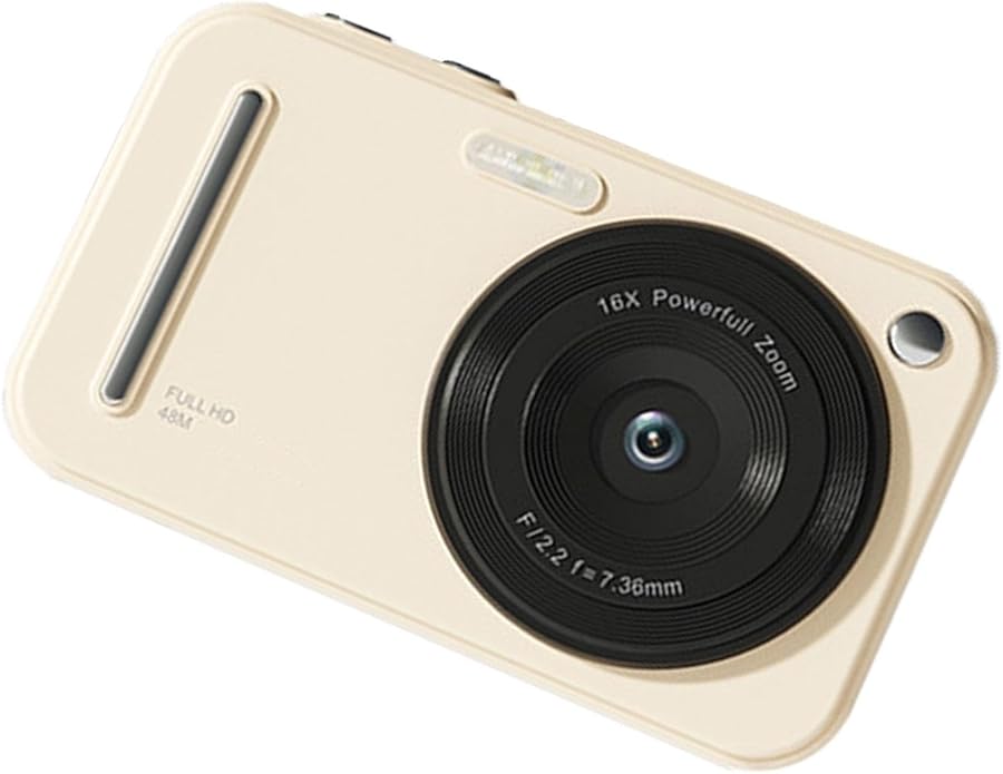 Compare Black 1080P 48MP Digital Camera With Beauty Filter Slow Motion Video For Daily Adventure at KSA Price