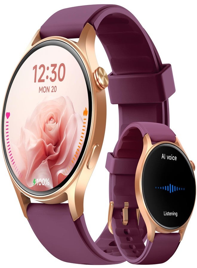 Compare aeac Smart Watch for Women, AMOLED UltraClear Screen Activity Trackers with Heart RateSleepSpO2 Monitor, Smartwatch for iPhoneSamsungAndroid, 110+ Sport Modes Waterproof at KSA Price