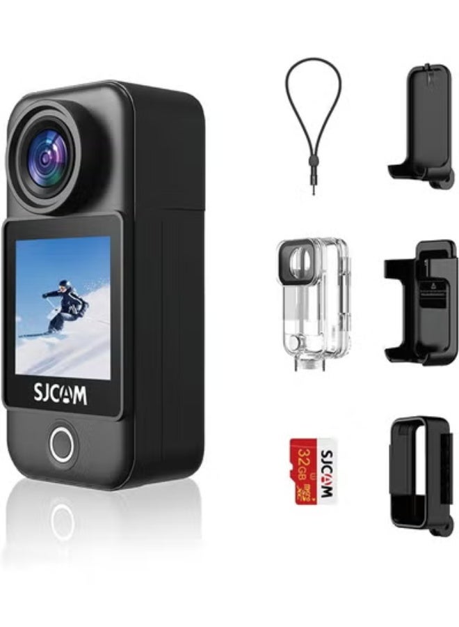 Compare SJCAM C300 4K30fps Action Camera 5GWIFI Sport Camera with Touch Screen 8xZoom 96ft Underwater Camera Accessories Kit for Outdoors Activities at KSA Price